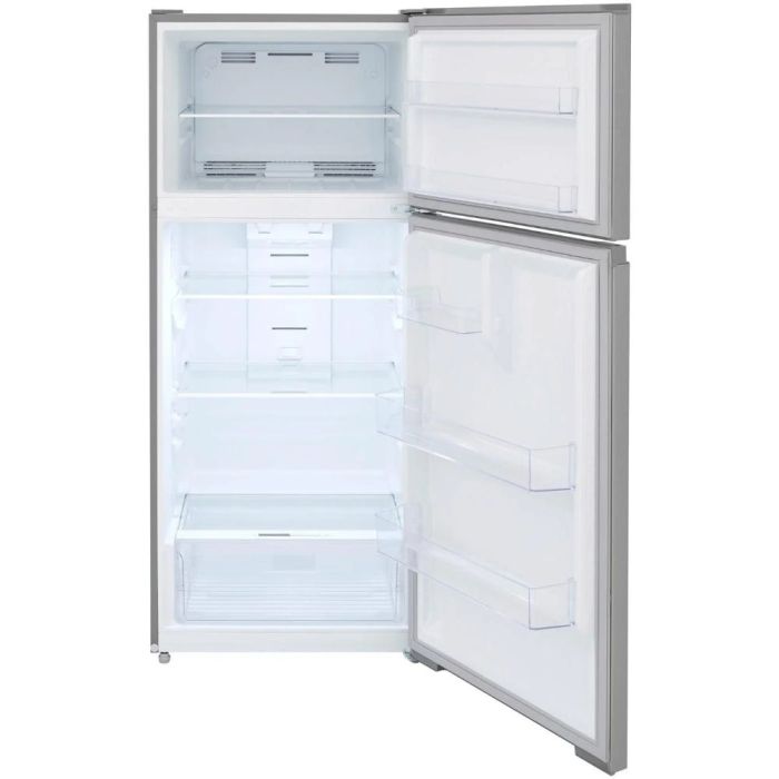 Refrigérateur Frigidaire FRTE1622AS Inox Congélateur en haut largeur 28 pouces Capacité 16.03 pieds cubes