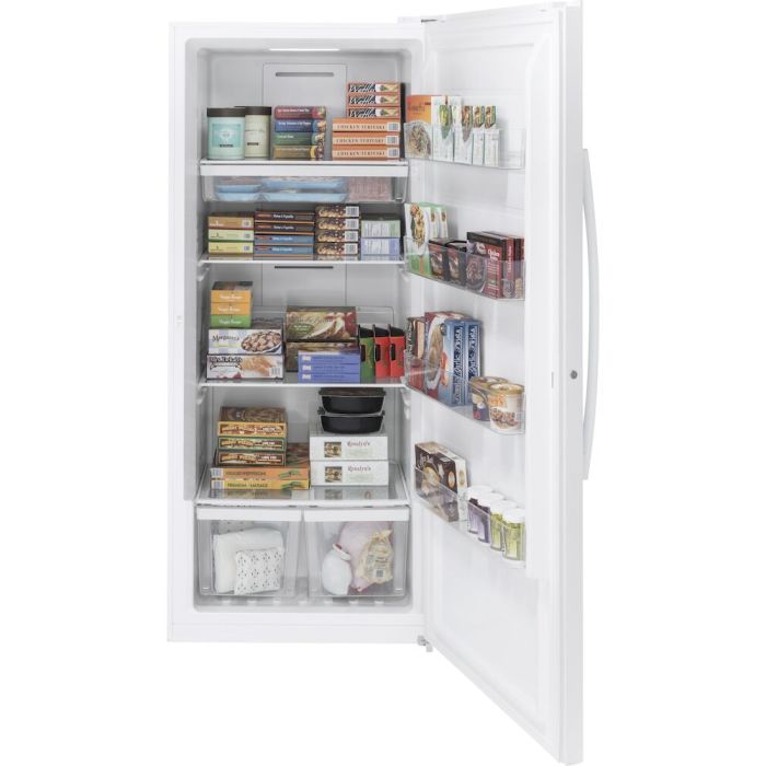 Freezer GE FUF21DLRWW  White capacity 21.3  cubic feet Freestanding 33 inches