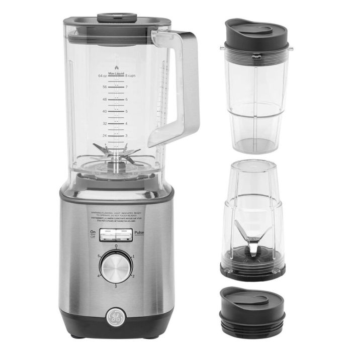 Mélangeur avec tasses  GE G8BCAASSPSS en Inox présenté par Corbeil Electroménager