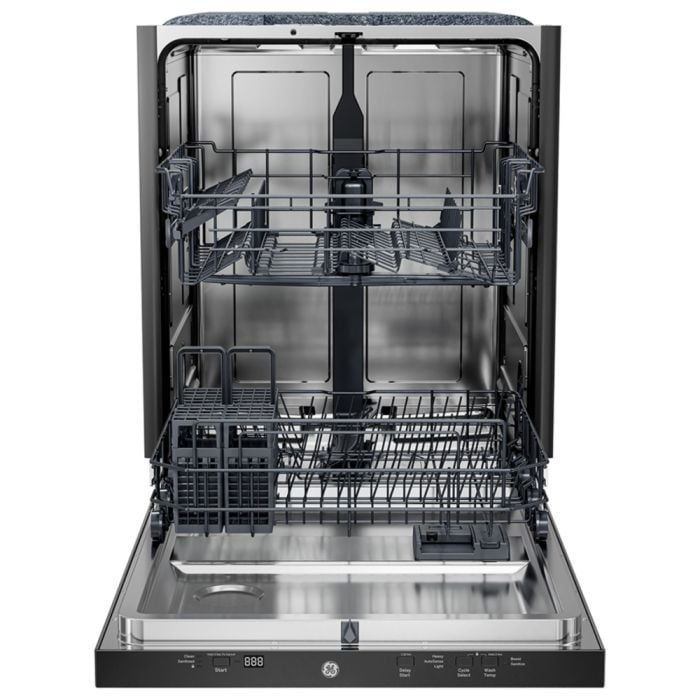 Lave-vaisselle GE GBT500SSVSS 50 dB 23.5 Po. Decibels 50   3 cycles Encastrable   largeur 24 pouces
