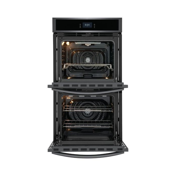 Wall oven  Frigidaire Gallery GCWD2767AD Black Stainless    Capacity  3.8 cubic feet  2500 Watts  Built-in Width 27 inches