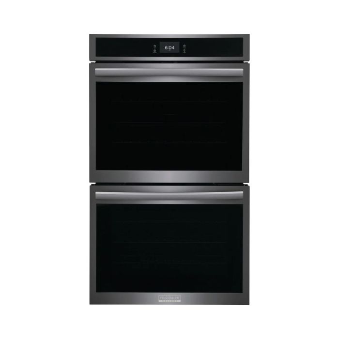 Wall oven  Frigidaire Gallery GCWD3067AD Black Stainless    Capacity  5.3 cubic feet  2500 Watts  Built-in Width 30 inches