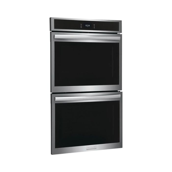 Wall oven  Frigidaire Gallery GCWD3067AF Stainless   Capacity  5.3 cubic feet  2500 Watts  Built-in Width 30 inches