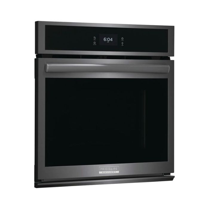 Four mural  Frigidaire Gallery GCWS2767AD Inox Noir   Capacité  3.8 pieds cubes  2500W Watts  Encastrable largeur 27 pouces