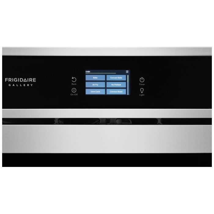 Wall oven  Frigidaire Gallery GCWS276SAF Stainless   Capacity  3.8 cubic feet   Built-in Width 27 inches