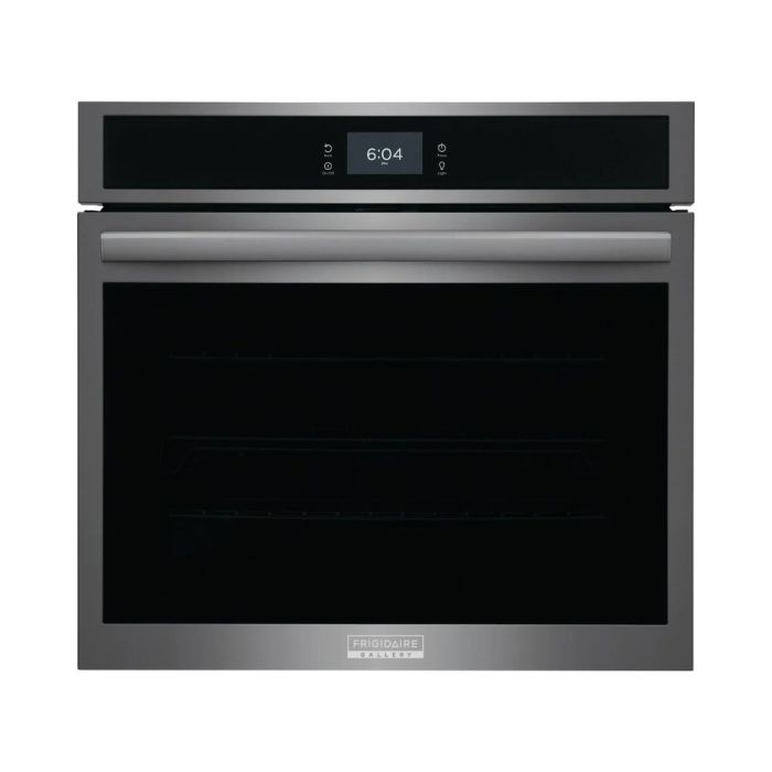 Four mural  Frigidaire Gallery GCWS3067AD Inox Noir   Capacité  5.3 pieds cubes  4000 Watts  Encastrable largeur 30 pouces