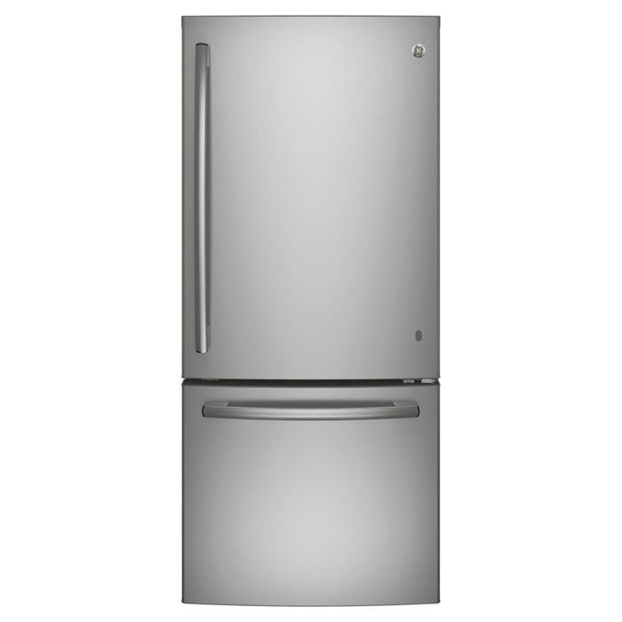 Refrigerator GE GDE21DYRKFS Stainless  Capacity 21 cubic feet Bottom Freezer / Drawer   width 30 inches