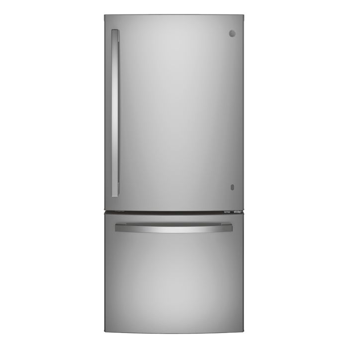 Refrigerator GE GDE21EYKFS Stainless  Capacity 21 cubic feet Bottom Freezer / Drawer   width 30 inches