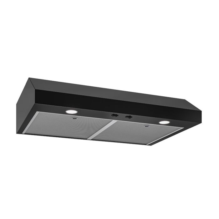 30 In. Under Cabinet Hood  350 Cubic feet per minute Broan GLA1303BL Black  Built-in  350 cubic feet per minute