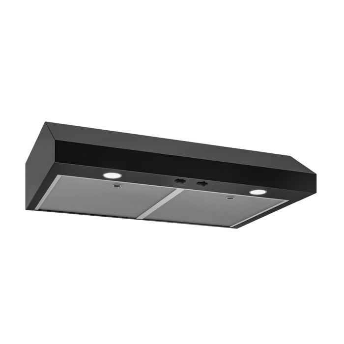 Hotte Sous armoires 36 Po. 350 Pieds cubes par minute Broan GLA1363BL Noir Installation Encastrable  350 pieds cubes par minute