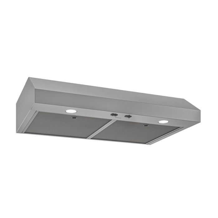 Hotte Sous armoires 36 Po. 350 Pieds cubes par minute Broan GLA1363SS Inox Installation Encastrable  350 pieds cubes par minute