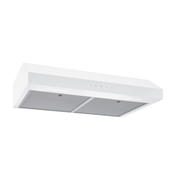 Hotte Sous armoires 30 Po. 350 Pieds cubes par minute Broan GLA2303WW Blanc Installation Encastrable  350 pieds cubes par minute