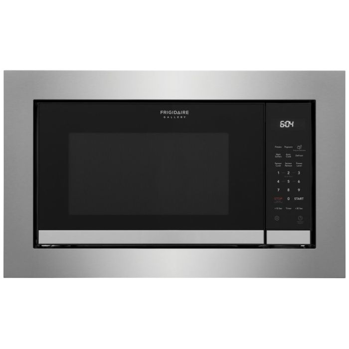 Micro-onde à hotte intégrée 1100 W 2.2 pi. cu. Frigidaire Gallery GMBS3068BF  Inox Capacité 2.2 pied cubic  puissance 1100 watt  Encastrable