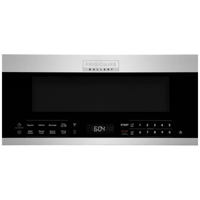 Over the range microwave 950 W 1.2 cu. ft. Frigidaire Gallery GMOS1266AF  Stainless Capacity 1.2 cubic feet  power 950 watt  Over the Range