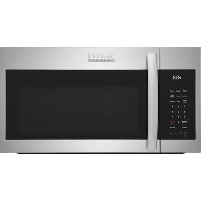 Over the range microwave 1000 W 1.9 cu. ft. Frigidaire Gallery GMOS1962AF  Stainless Capacity 1.9 cubic feet  power 1000 watt  Over the Range