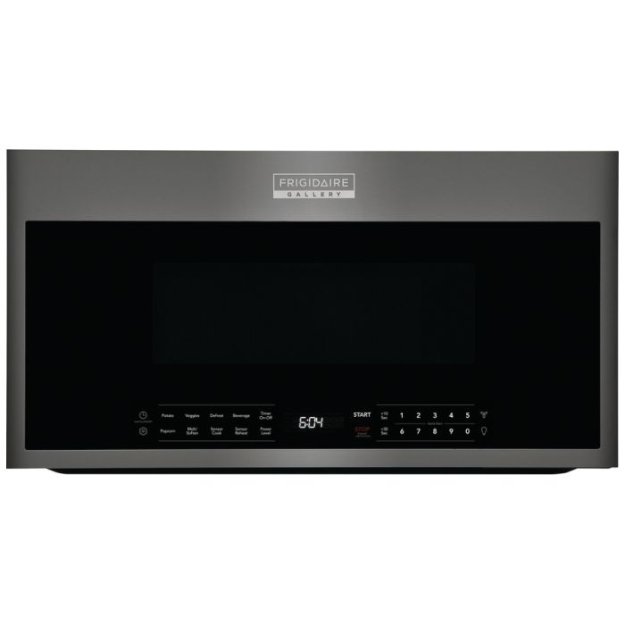 Over the range microwave 1000 W 1.9 cu. ft. Frigidaire Gallery GMOS1964AD  Black Stainless  Capacity 1.9 cubic feet  power 1000 watt  Over the Range