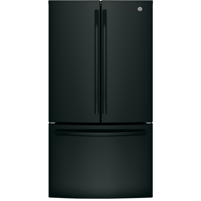 Refrigérateur GE GNE27JGMBB Noir Portes françaises largeur 36 pouces Capacité 27 pieds cubes