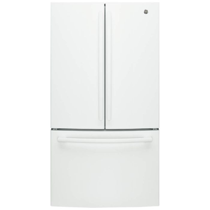 Refrigerator GE GNE27JGMWW White  Capacity 27 cubic feet French Door   width 36 inches