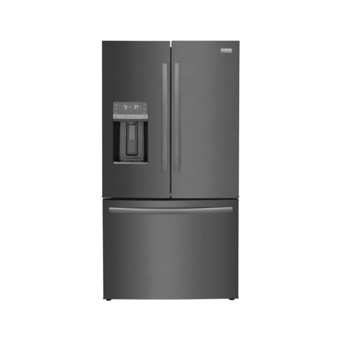 Refrigérateur Frigidaire Gallery GRFC2353AD Inox Noir Portes françaises largeur 36 pouces Capacité 22.6 pieds cubes