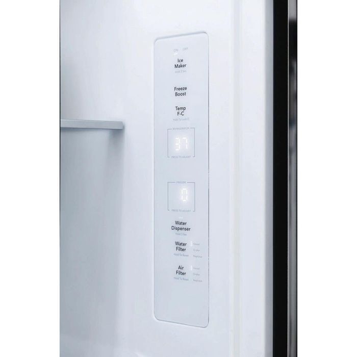 Refrigérateur Frigidaire Gallery GRFN2023AF Inox Portes françaises largeur 30 pouces Capacité 20 pieds cubes
