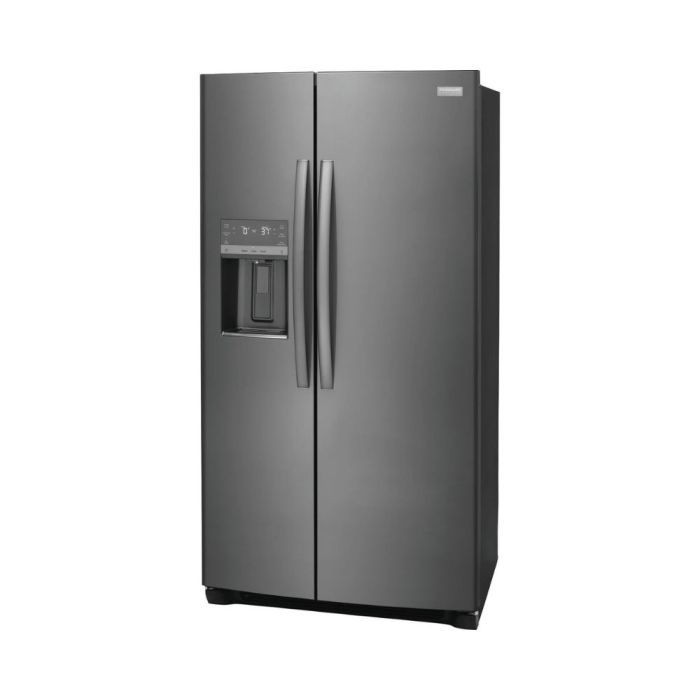 Refrigerator Frigidaire Gallery GRSC2352AD Black Stainless   Capacity 22.3 cubic feet Side by Side   width 36 inches