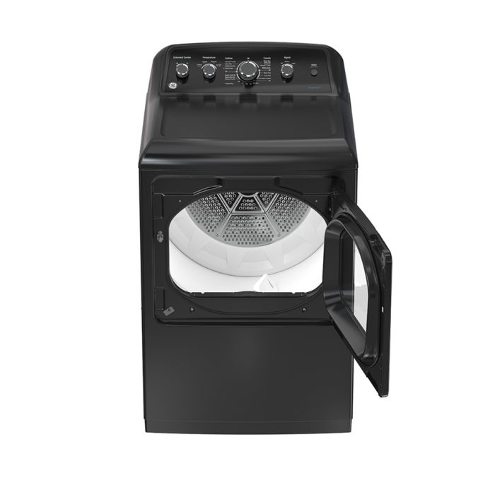 Sécheuse GE GTD49EBMRDG 7.2 pi. cu.   Capacité  7.2 pieds cubes  Cycles 7   Autoportant   Système de séchage Ventilé