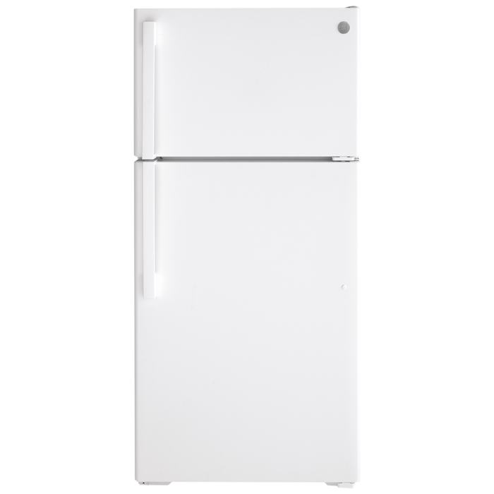 Refrigerator GE GTE16DTNRWW White  Capacity 15.6 cubic feet Top Freezer   width 28 inches