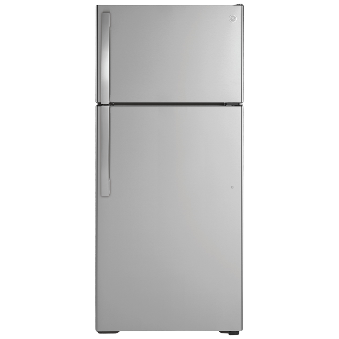Refrigérateur GE GTE17GSNRSS Inox Congélateur en haut largeur 28 pouces Capacité 16.6 pieds cubes