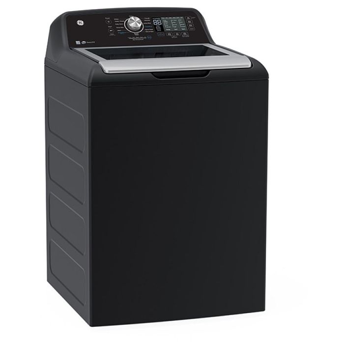Laveuse GE Chargement vertical GTW681BMRDG 5.3 pi. cu.   Capacité 5.3 pieds cubes  14 cycles   Autoportant   cuve Acier Inoxydable