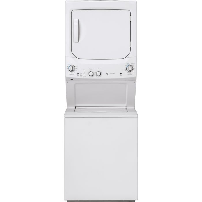 Laundry center GE, heat ventilated dryer GUD24ESMMWW    Heat ventilated drying system width 24 inches