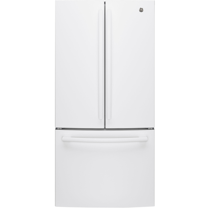 Refrigérateur GE GWE19JGLWW Blanc Portes françaises largeur 33 pouces Capacité 18.6 pieds cubes