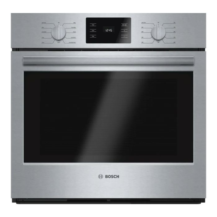 Four mural  Bosch HBL5451UC Inox   Capacité  4.6 pieds cubes  2 400 W Watts  Encastrable largeur 30 pouces