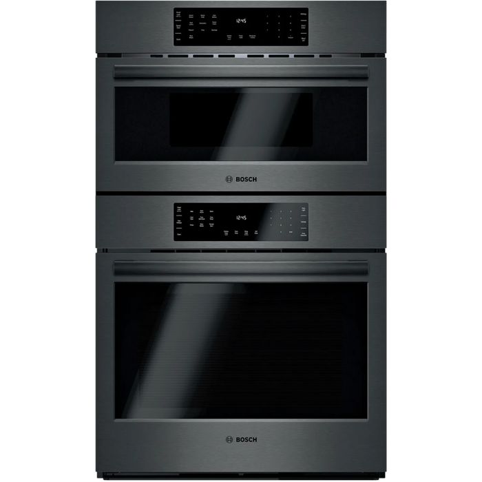 Fours combinés Bosch HBL8743UC en Inox Noir  Four 1 Autonettoyant Encastrable largeur 29