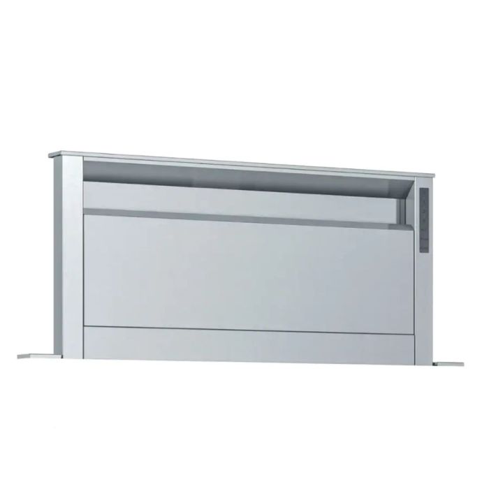 Hotte Escamotable 36 Po. 600 Pieds cubes par minute Bosch HDD86052UC Inox Installation Encastrable  600 pieds cubes par minute