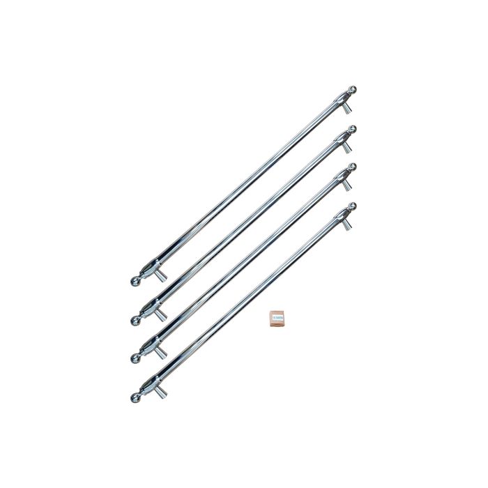 Bertazzoni Handle kit HK36HERFDX Stainless 31 in. in Stainless showcased by Corbeil Appliances