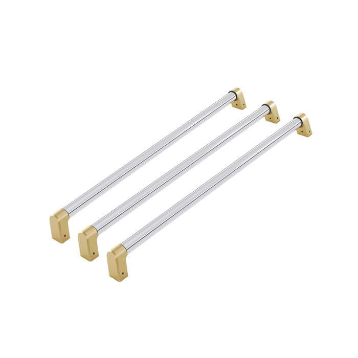 Refrigerator Handle Kit Bertazzoni HK36MASFD3XG in Stainless showcased by Corbeil Appliances