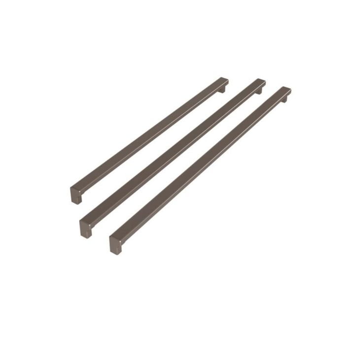 Kit de poignée en titane pour réfrigérateur à portes françaises 36" Bertazzoni HK36PROFDBTV en Titane présenté par Corbeil Electroménager