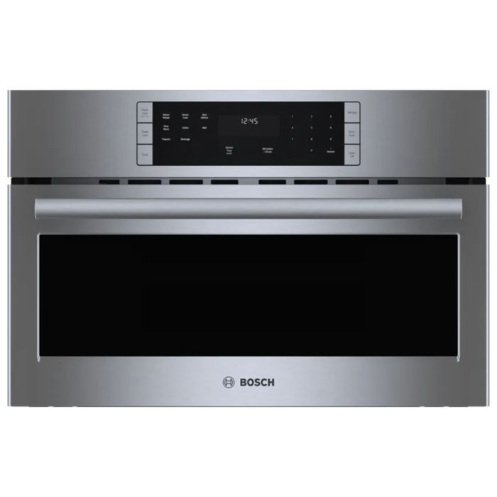 Micro-onde 950 W 1.6 pi. cu. Bosch HMB50152UC  Inox Capacité 1.6 pied cubic  puissance 950 watt  Encastrable