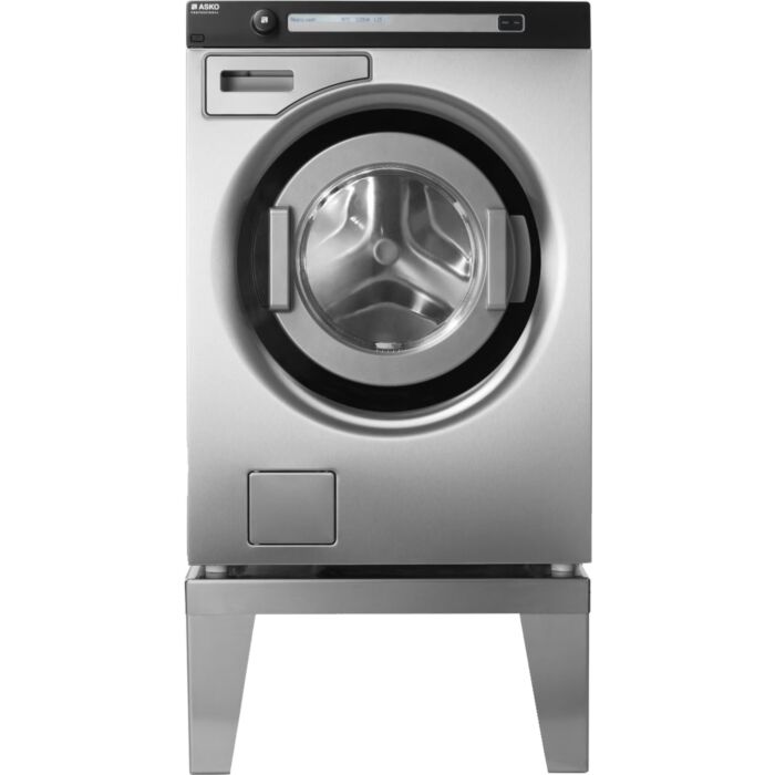 Base de lave-linge Asko HPL830S en Inox présenté par Corbeil Electroménager