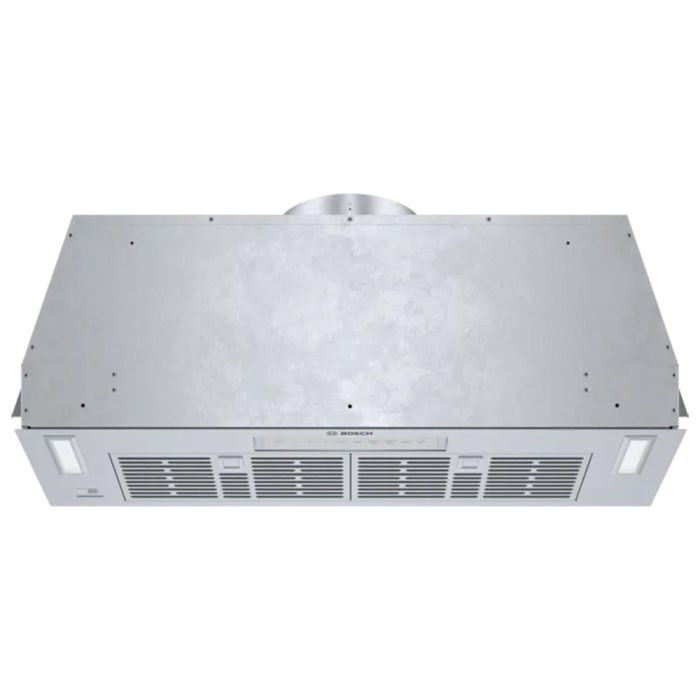 Hotte Sous armoires 33 Po. 600 Pieds cubes par minute Bosch HUI86553UC Inox Installation Encastrable  600 pieds cubes par minute
