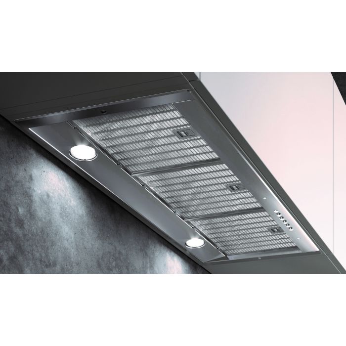 29 In. Integrated Hood  600 Cubic feet per minute Faber INHC29SSV Stainless  Built-in  600 cubic feet per minute