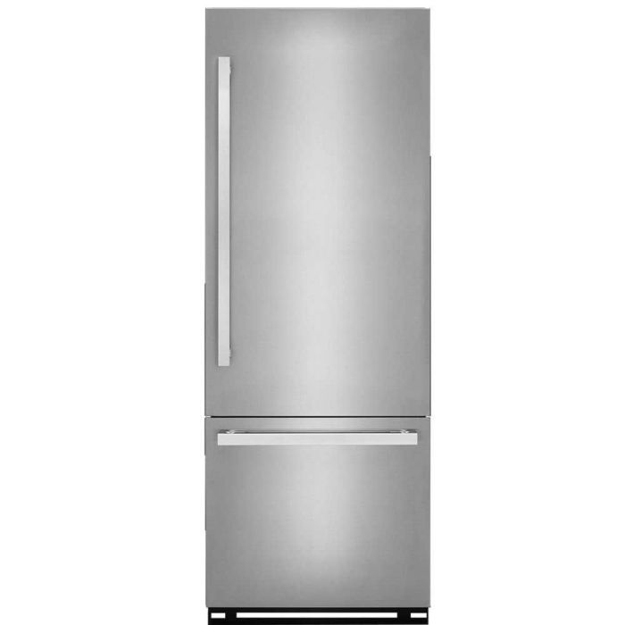 Refrigérateur JennAir JBBFR30NMX Panneau Requis Congélateur en bas / tiroir largeur 30 pouces Capacité 16.3 pieds cubes