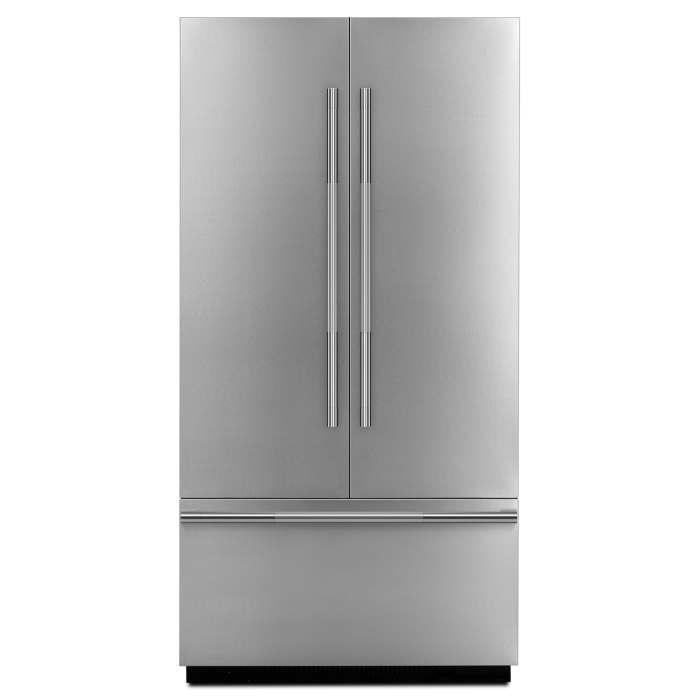 Rise™ 42" (106.7 cm) Fully Integrated Built-In French Door Refrigerator Panel-Kit in Stainless showcased by Corbeil Appliances