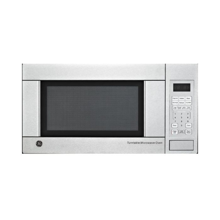 Micro-onde 1100 W 1.6 pi. cu. GE JE1140STC  Inox Capacité 1.6 pied cubic  puissance 1100 watt  Encastrable