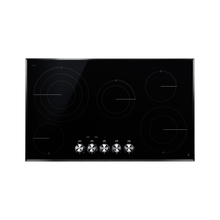 Cooktop JennAir JEC3536HS Ceramic Glass 5 elements presented by Corbeil