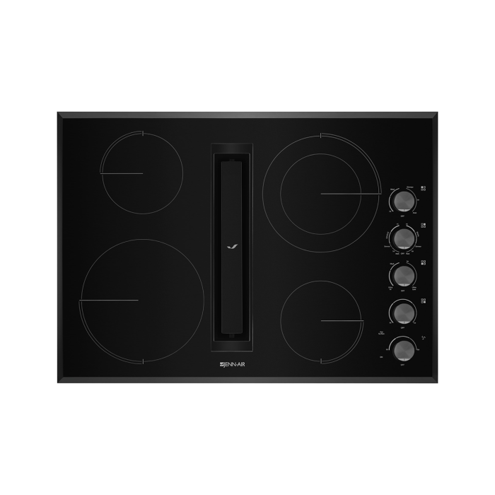 Cooktop JennAir JED3430GB with integrated ventilation   Ceramic Glass 4 elements