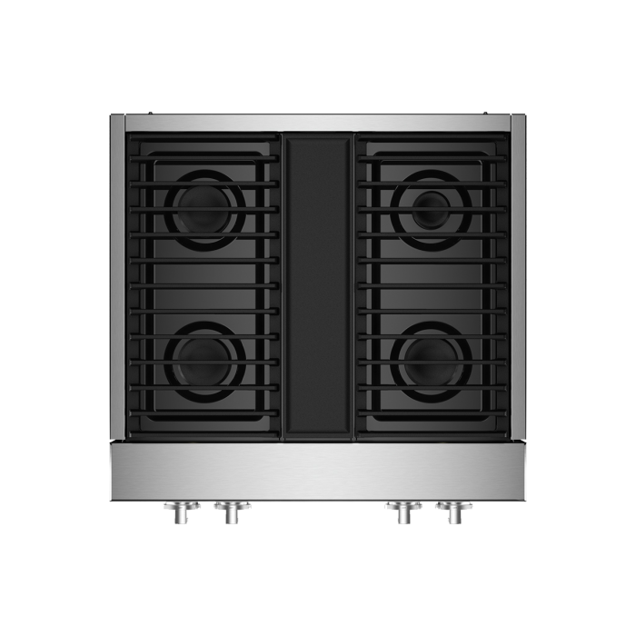Cooktop JennAir JGCP430HM Gas 4 elements presented by Corbeil
