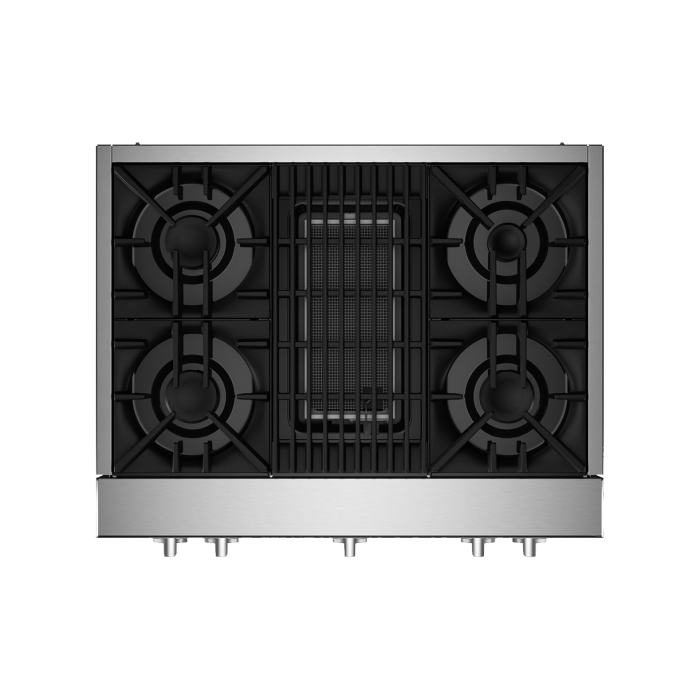 Cooktop JennAir JGCP636HL Gas 5 elements presented by Corbeil