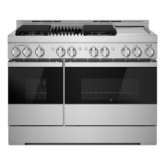 48 In. Gas Range JennAir JGRP748HM    4 Burners       Width 48 inches