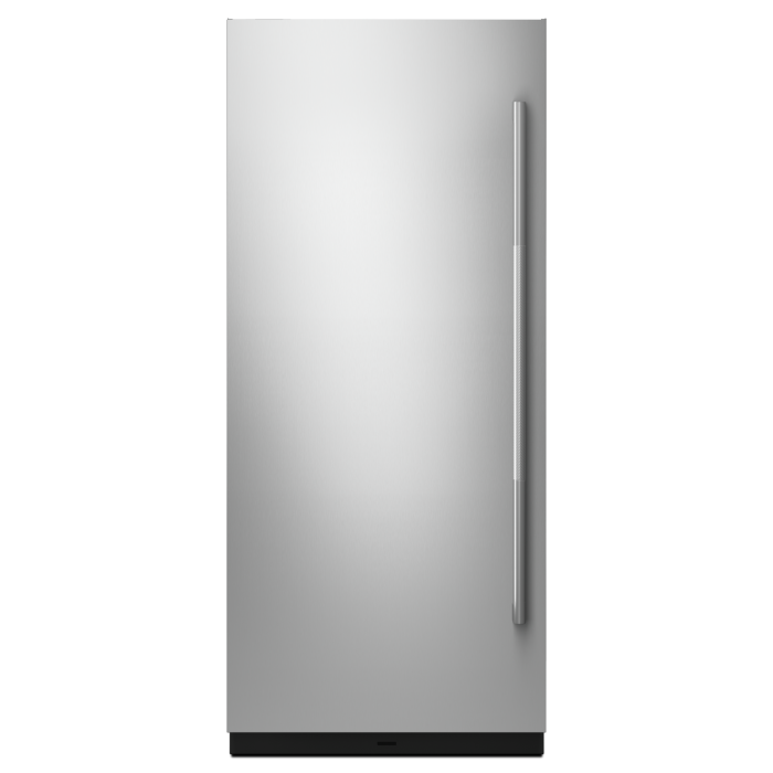 36" Built-In Column Refrigerator with RISE™ Panel Kit, Left Swing in Stainless showcased by Corbeil Appliances
